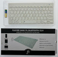 Amarina Wireless V3.0 Bluetooth Keyboard AZERTY wit - afbeelding 1