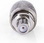 Nedis Satelliet- en Antenne-Adapter - N-Male - F-Female - Vernikkeld - 75 Ohm - Recht - Metaal - Zilver - 10 Stuks - Polybag - afbeelding 7