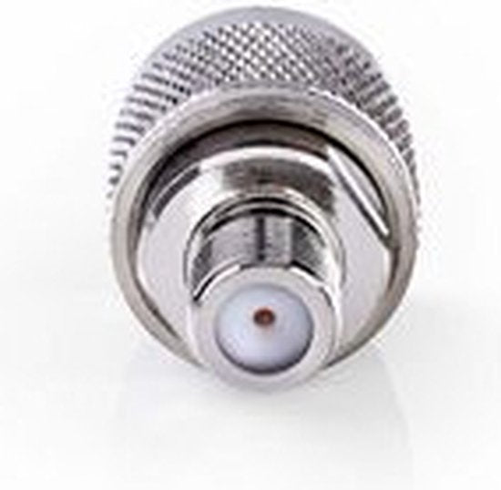 Nedis Satelliet- en Antenne-Adapter - N-Male - F-Female - Vernikkeld - 75 Ohm - Recht - Metaal - Zilver - 10 Stuks - Polybag - afbeelding 7