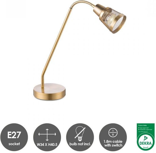 Light depot - Tafellamp Solo - staal - Industrieel - GU10 fitting - afbeelding 17