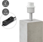 Home Sweet Home - Industriële tafellamp voet Pillar voor lampenkap - Beton - 11/11/32cm - gemaakt van Beton - geschikt voor E27 LED lichtbron - - afbeelding 4
