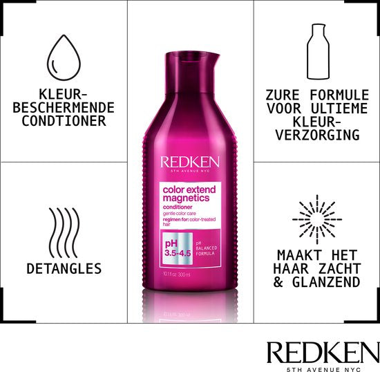 Redken Color Extend Magnetics Shampoo 300ml & Conditioner 300ml – Voordeelverpakking - afbeelding 2