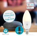 Nedis SmartLife Multicolour Lamp - Wi-Fi - E14 - 470 lm - 4.90 W - RGB / Warm tot Koel Wit - 2700 - 6500 - Android / IOS - Kaars - 1 Stuks - afbeelding 6
