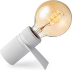 Home Sweet Home - Moderne tafellamp Matrix - Wit - 11/10.2/5.3cm - bedlampje - geschikt voor E27 LED lichtbron - gemaakt van Metaal - afbeelding 1