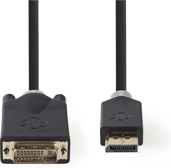 Nedis HDMI Kabel - HDMI Connector - DVI-D 24+1-Pins Male - 1080p - Verguld - 2.00 m - Recht - PVC - Antraciet - Doos - afbeelding 8