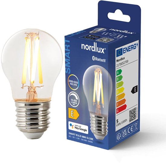 Nordlux - Smart Bulb Mini Globe LED - E27 - 4,7W - afbeelding 3