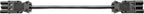 Wieland Koppelsnoer - GST18-3 (v) naar GST18-3 (m) - 3G1,50mm² - 2 meter - Zwart - afbeelding 2