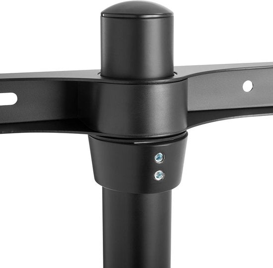 Nedis TV Vloerstandaard - 49 - 70 " - Maximaal schermgewicht: 40 kg - V-shape Design - Anti-omval-riem - Snap-lock - Aluminium / Staal - Zwart - afbeelding 10