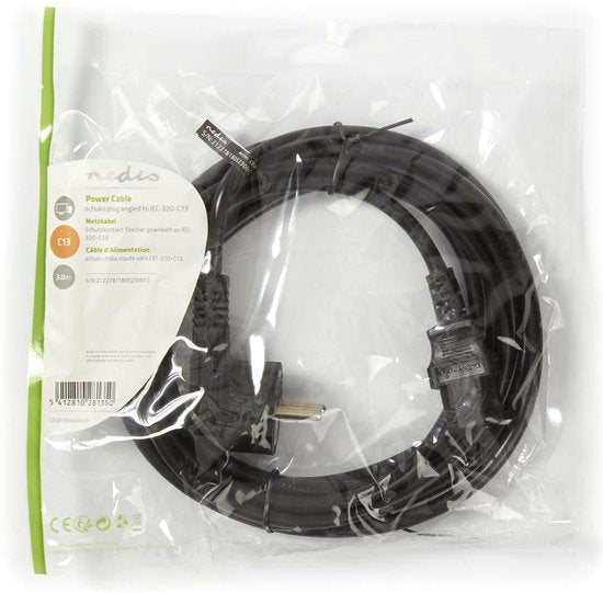 Nedis electriciteitssnoer m Netstekker type C13 - afbeelding 26