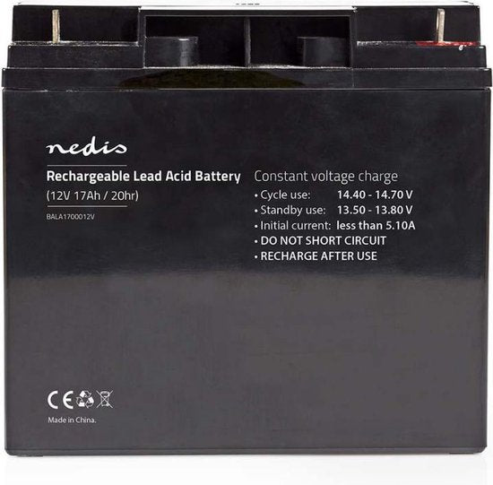 Nedis Oplaadbare Loodaccu - Oplaadbaar - 12 V - afbeelding 9