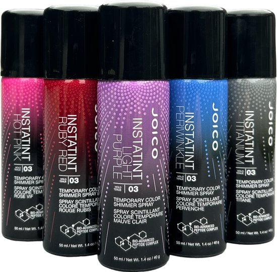Joico InstaTint Temporary Color Shimmer Spray Promo Display 5x6x50ml = 30 STUKS IN VERKOOPDISPLAY - afbeelding 2
