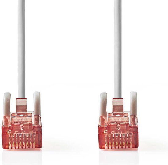 CAT6 Netwerkkabel - RJ45 Male - RJ45 Male - U/UTP - 30.0 m - Rond - PVC - Grijs - Polybag - afbeelding 7