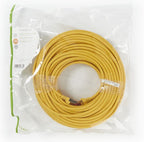 CAT6 Netwerkkabel - RJ45 Male - RJ45 Male - S/FTP - 30.0 m - Rond - LSZH - Geel - Polybag - afbeelding 3