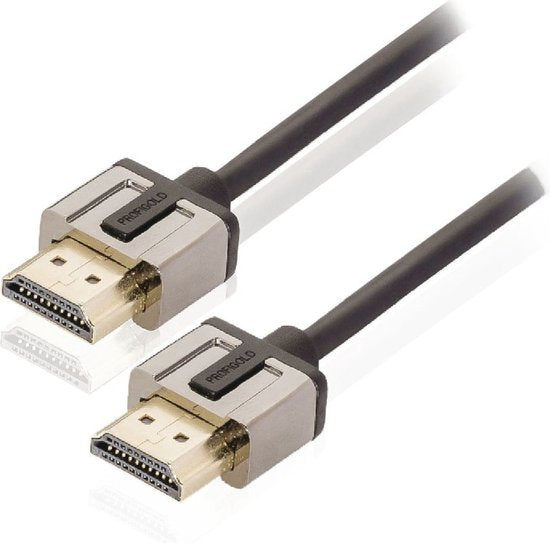 Profigold LED TV hoge kwaliteit Ultraslim HDMI kabel versie 1.4 - 1 meter - afbeelding 5
