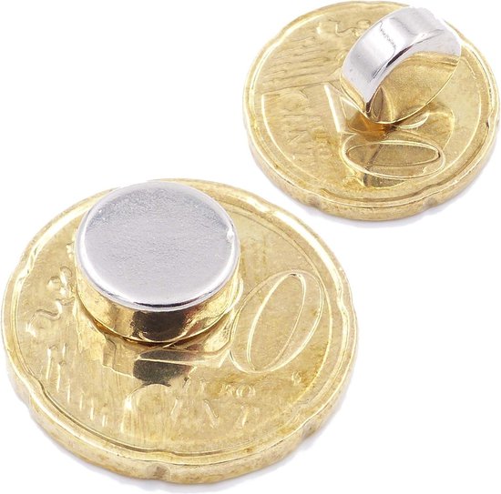25 Mini Disc Magneten 10x4mm N52 sterk Neodymium Power Magneet - Model Making Foto Whiteboard Koelkast Crafting - klein rond extra sterk - afbeelding 5