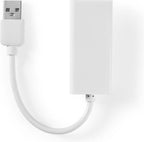 Nedis USB-netwerkadapter - USB 2.0 - 100 Mbps - USB-A Male - RJ45 Female - 0.20 m - Rond - Verguld / Vernikkeld - Koper - Wit - Doos - afbeelding 5