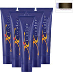 ISO i color Permanent Conditioning Crème Color 60ml 5NA(5.01) Light Natural Ash Brown x 6 tubes - afbeelding 1