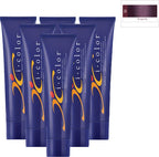 ISO i color Permanent Conditioning Crème Color 60ml 5V(5.7) Burgundy x 6 tubes - afbeelding 1