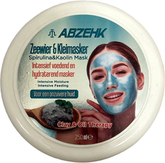 Abzehk Zeewier & Klei Gezichtsmasker 250ml - 3 stuks - afbeelding 2