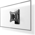 Nedis Draai- en Kantelbare TV-Muurbeugel - 13 - 27 " - Maximaal schermgewicht: 15 kg - Kantelbaar - Draaibaar - Minimale muurafstand: 60 mm - Maximale muurafstand: 60 mm - 1 Draaipunt(en) - ABS / Staal - afbeelding 1