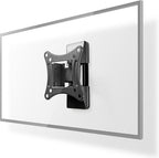 Nedis Draai- en Kantelbare TV-Muurbeugel - 13 - 27 " - Maximaal schermgewicht: 15 kg - Kantelbaar - Draaibaar - Minimale muurafstand: 60 mm - Maximale muurafstand: 60 mm - 1 Draaipunt(en) - ABS / Staal - afbeelding 1