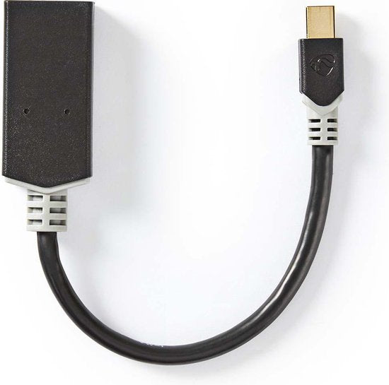 Nedis Mini DisplayPort-Kabel - DisplayPort 1.4 - Mini-DisplayPort Male - HDMI Output - 48 Gbps - Verguld - 0.20 m - Rond - PVC - Antraciet - Window Box - afbeelding 3