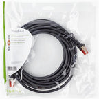 Nedis CAT6 Netwerkkabel - RJ45 Male - RJ45 Male - S/FTP - 5.00 m - Rond - LSZH - Zwart - Polybag - afbeelding 3