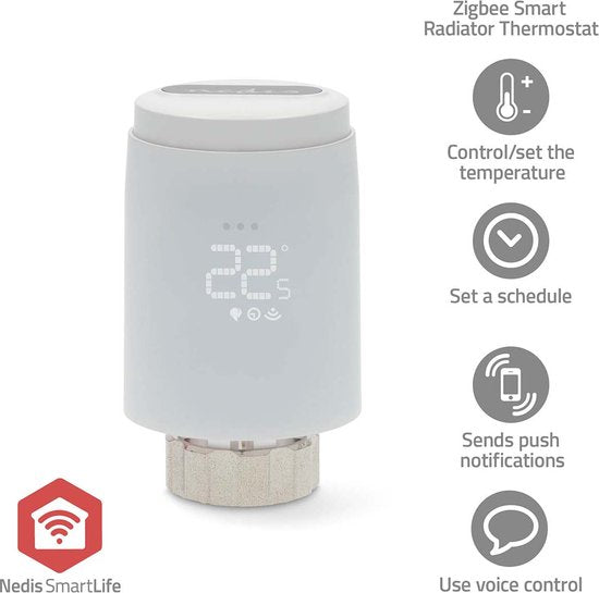 Nedis SmartLife Slimme Stekker – Energiemeter – Voor binnen & buiten – Zigbee – 1 Stuk - afbeelding 1