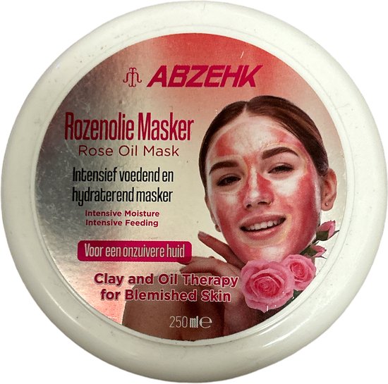 Abzehk Rozenolie Gezichtsmasker 250ml - 3 stuks - afbeelding 2