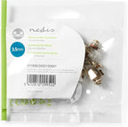 Nedis 3,5 mm Audioconnector - Recht - Female - Vernikkeld - Solderen - Metaal - Zilver - 25 Stuks - Polybag - afbeelding 4
