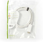 Nedis Mini DisplayPort-Kabel - DisplayPort 1.2 - Mini-DisplayPort Male - HDMI Connector - 21.6 Gbps - Vernikkeld - 2.00 m - Rond - PVC - Wit - Label - afbeelding 4