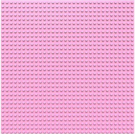 BiOBUDDi Basisplaten 32x32 basisplaat roze BB-0095 Flamingo Pink - afbeelding 1