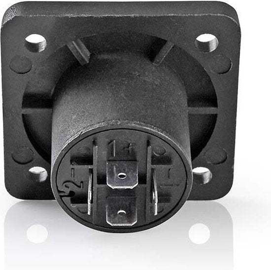 Nedis Speaker-Connector - Recht - Female - Vernikkeld - Soldeer - ABS - Zwart - 25 Stuks - Polybag - afbeelding 3