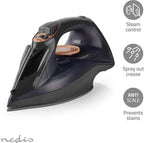 Nedis Stoomstrijkijzer - 2200 W - 25 g/m - Stoomstoot - Keramiek - 0.26 l - afbeelding 6