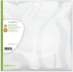 Nedis Netwerk Wanddoos - Inbouw - 2 poort(en) - CAT5e - Recht - Female - Goud Verguld - PVC - Wit - Envelop - afbeelding 3