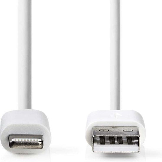 Nedis Lightning naar USB kabel - zwart - meter - afbeelding 45
