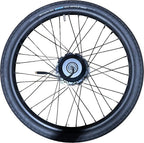 VanMoof origineel Voorwiel met Motor X2 (24 inch) matzwart met band /remschijf en vele extra's - afbeelding 1