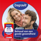 Dagravit Multi Elke Dag - Multivitaminen en mineralen - Behoud van een goede gezondheid (1) - Draagt bij aan fitheid (2) - 1 tablet per dag - 60 tabletten - afbeelding 3