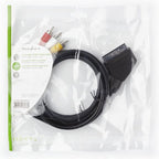 Nedis Scart - Composiet 3RCA kabel - 2 meter - afbeelding 3