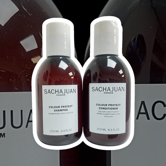 SACHAJUAN Colour Protect Set Shampoo + Conditioner 2 x 250 ml Geschenkset SALE !! - afbeelding 5