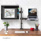 Nedis Monitorbeugel voor Bureaus - Notebook - 1 Scherm - 15 - 32 " - 75x75 / 100x100 - Interactief - afbeelding 5