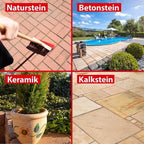 2 x MELLERUD Steen & Tegels Intensieve Reiniger 1L – Dieptereiniging voor Natuursteen, Keramische Tegels & Terrassen - afbeelding 2