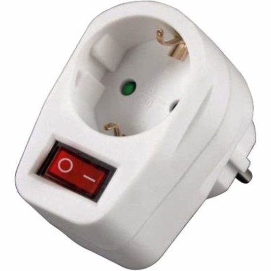 Grundig Stopcontact / Doorvoerstekker met Schakelaar - afbeelding 2