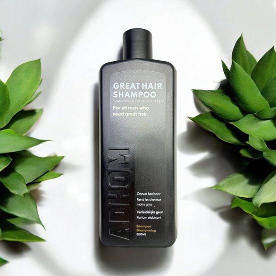 ADHOM Great Hair Shampoo 300ml vet haar - afbeelding 1