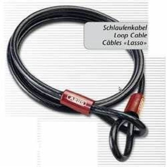 ABUS Cobra™ 10 Kabelslot - 500 cm x 10 mm - Zwart - afbeelding 4