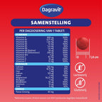Dagravit Totaal 30 Vitaal 50+ Multivitaminen voordeelverpakking - Vitamine B1, B2, B3, B5, B6, B12 en koper dragen bij aan een goede energiehuishouding - 100 tabletten - afbeelding 5