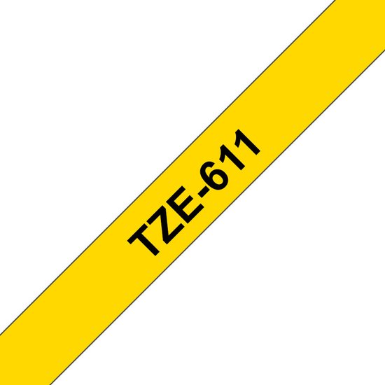 Brother TZE611 labelprinter-tape - afbeelding 5