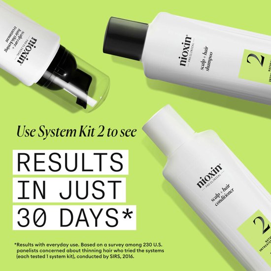 Nioxin System 2 - Conditioner - voor Natuurlijk Haar - Anti Haaruitval - Gevorderde Uitdunning - 300ml - afbeelding 5