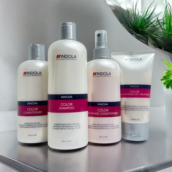 Indola INNOVA COLOR set van 4 producten SALE !! Shampoo, Conditioner, Bi-Phase Conditioner Spray, Leave in conditioner - afbeelding 3