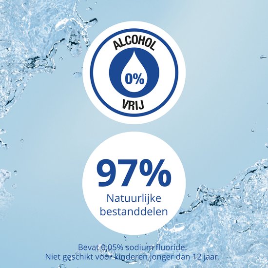 CB12 Original Mondwater - Beschermt 12 uur lang tegen een slechte adem - Met Fluoride voor bescherming tegen gaatjes - Frisse mentholsmaak - Alcoholvrije mondspoeling - 250ml - afbeelding 11